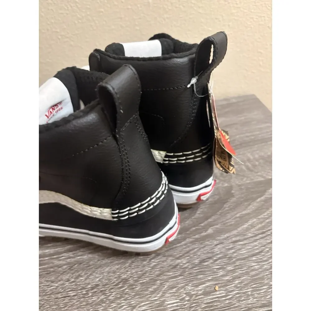 Vans Black and White High-Top Boots